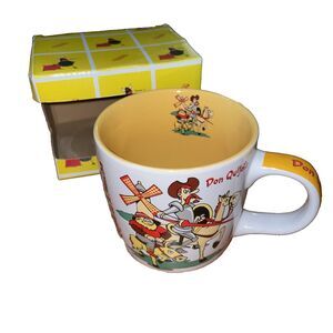 Don Quijote De La Mancha Ceramic Coffee Mug Artesanias Medina Spain
